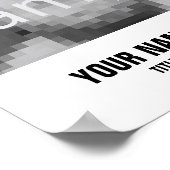 Mitarbeiter des Monats Mitarbeiterbewertungspaket Poster (Ecke)