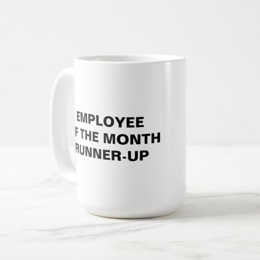 Mitarbeiter des Monats, Runner-up Kaffeetasse (Vorderseite Links)