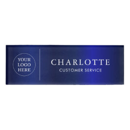 Mitarbeiter des Navy Magnet Custom Logos Office Namenschild