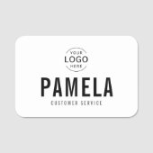 Mitarbeiter des Office-Logos Namensschild (Vorderseite)