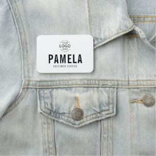 Mitarbeiter des Office-Logos Namensschild