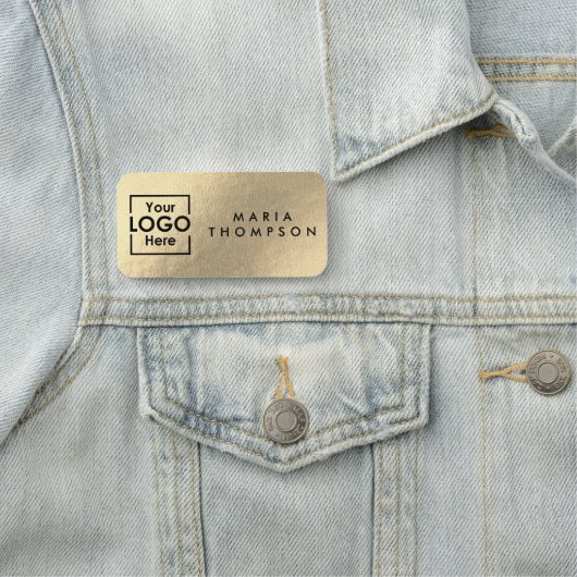 Mitarbeiter des Personalisierten Firmenlogos Namensschild (Beispiel)