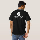 Mitarbeiter des Personals für die doppelseitige Ge T-Shirt (Schwarz voll)