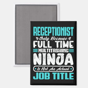 Mitarbeiter des Receptionist Job Title Professiona Magnet