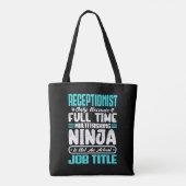 Mitarbeiter des Receptionist Job Title Professiona Tasche (Rückseite)