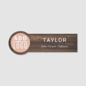 Mitarbeiter des Unternehmens für kundenspezifische Namensschild (Vorderseite)