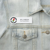 Mitarbeiter des Unternehmens für kundenspezifische Namensschild (Beispiel)