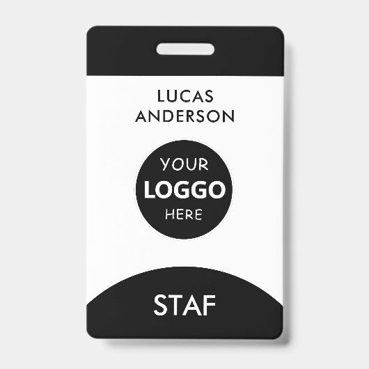 Mitarbeiter des Unternehmens-Logos für den Namen v Ausweis (Front)