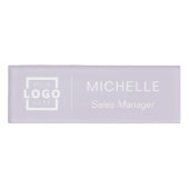 Mitarbeiter des Unternehmens mit benutzerdefiniert Namenschild (Vorderseite)