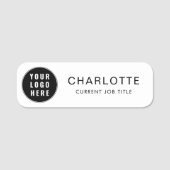 Mitarbeiter des Unternehmens Namensschild (Vorderseite)