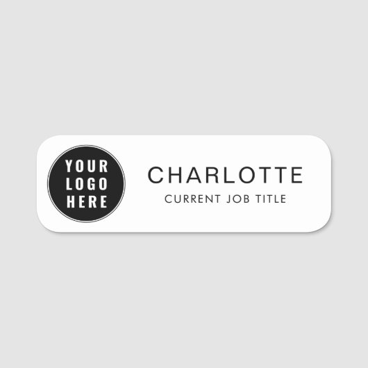 Mitarbeiter des Unternehmens Namensschild (Vorderseite)