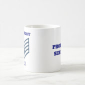 Mitarbeiter des USAF stolz serviert Kaffee-Tasse Kaffeetasse (Mittel)