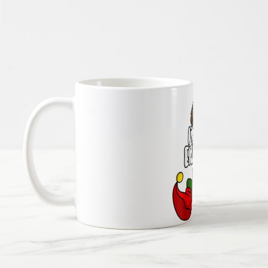 Mitarbeiter Elf Matching Familiengruppe Weihnachts Kaffeetasse (Links)