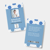 Mitarbeiter Foto Bar Code Custom Medical Pharmacis Ausweis (Vorder- & Rückseite)