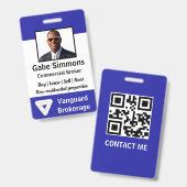 Mitarbeiter-Foto-ID Ausweis (Vorder- & Rückseite)