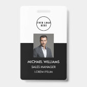 Mitarbeiter Foto-ID Ausweis (Front)