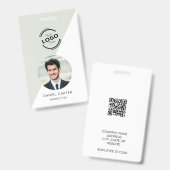 Mitarbeiter Foto ID Company Ausweis (Vorder- & Rückseite)