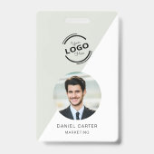 Mitarbeiter Foto ID Company Ausweis (Vorderseite)