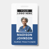 Mitarbeiter Foto ID Company Security Abzeichen Nav Ausweis (Vorderseite)