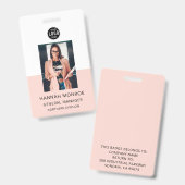 Mitarbeiter-Foto-ID Firmenausweis Ausweis (Vorder- & Rückseite)