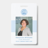 Mitarbeiter-Foto-ID Firmensicherheitscode Ausweis (Vorderseite)