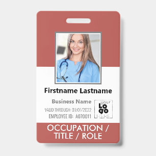 Mitarbeiter-Foto-ID-Karten-Barcode-Logo-Pfarrhaus- Ausweis