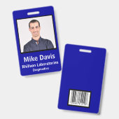 Mitarbeiter-Foto-ID mit benutzerdefinierten Angabe Ausweis (Vorder- & Rückseite)