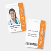 Mitarbeiter-Foto-ID mit benutzerdefinierten Daten Ausweis (Front & Back)