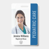 Mitarbeiter-Foto-ID mit benutzerdefinierten Daten Ausweis (Vorderseite)