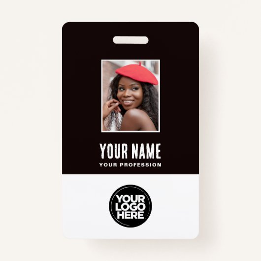 Mitarbeiter-Foto-ID Unternehmen Sicherheit Abzeich Ausweis (Vorderseite)