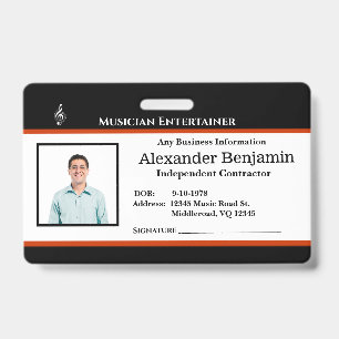 Mitarbeiter Foto Logo Name ID Benutzerdefiniert Ausweis