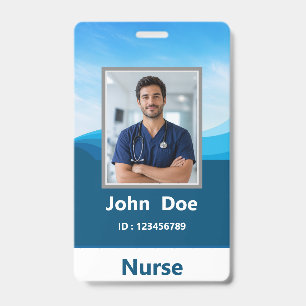 Mitarbeiter-Foto Name Krankenpfleger-ID-Ausweis Ausweis