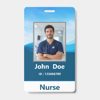 Mitarbeiter-Foto Name Krankenpfleger-ID-Ausweis Ausweis