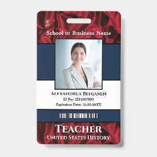 Mitarbeiter Foto Name Logo Bar Code Benutzerdefini Ausweis