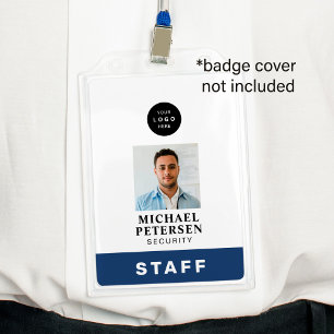 Mitarbeiter-Foto Name Sicherheits-ID Firmenlogo Na Ausweis