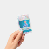 Mitarbeiter Foto Trendy Holographic Opal Ausweis (Handheld)