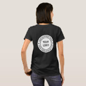 Mitarbeiter für benutzerdefinierte Firmenlogos | R T-Shirt (Schwarz voll)