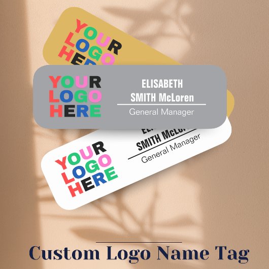 Mitarbeiter für benutzerdefinierte Logos Magnetic Namensschild