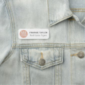 Mitarbeiter für benutzerdefinierte Logos Magnetkal Namensschild (Beispiel)