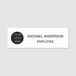 Mitarbeiter für benutzerdefinierte Logos Namensschild