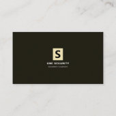 Mitarbeiter für Berufliche Sicherheit Visitenkarte (Rückseite)