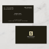 Mitarbeiter für Berufliche Sicherheit Visitenkarte (Vorne/Hinten)