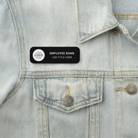 Mitarbeiter für das benutzerdefinierte Schwarze Un Namensschild (Beispiel)