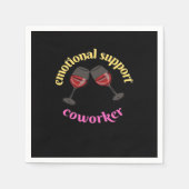 Mitarbeiter für emotionale Hilfe - Wertvoller Klas Serviette (Vorderseite)