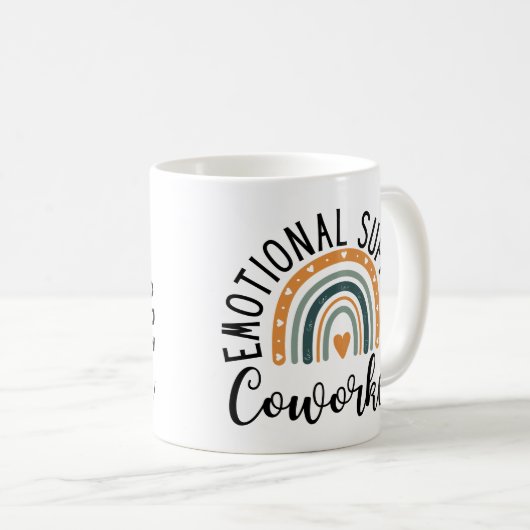 Mitarbeiter für emotionale Unterstützung Kaffeetasse (VorderseiteRechts)