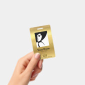 Mitarbeiter Gold ID Ausweis (Handheld)