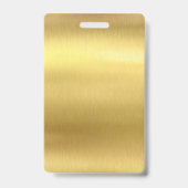 Mitarbeiter Gold ID Ausweis (Rückseite)