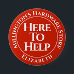 Mitarbeiter hier zum Abzeichen "Hilfe" Button<br><div class="desc">Hier können Sie Mitarbeiter einkaufen,  um dem Abzeichen zu helfen. Ein Abzeichen für Shopangestellte oder Shopangestellte. Ändern Sie den Wortlaut in Ihre Geschäftsdetails. Abzeichen des Assistenten. Abzeichen des offiziell Store Assistant. Kann ich helfen? Weiße Formulierung auf rotem Hintergrund.</div>