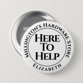 Mitarbeiter hier zum Abzeichen "Hilfe" Button (Vorne & Hinten)