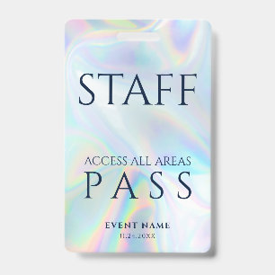 Mitarbeiter Holografischer All-Access-Pass für Eve Ausweis